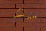 Клинкерная плитка для термопанелей Rot рельеф