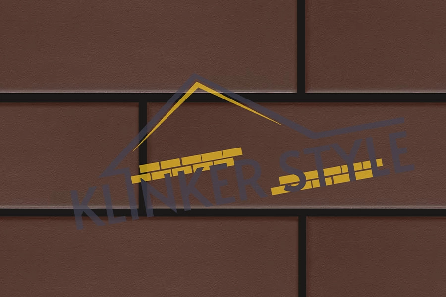 Клинкерная плитка для термопанелей Sundown Marrone матовая